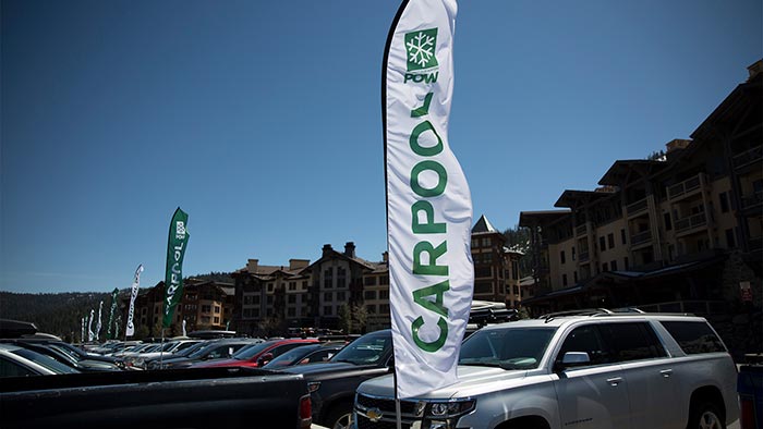 The Carpool parking lot allows guests of 3+ to park in a premium lot.