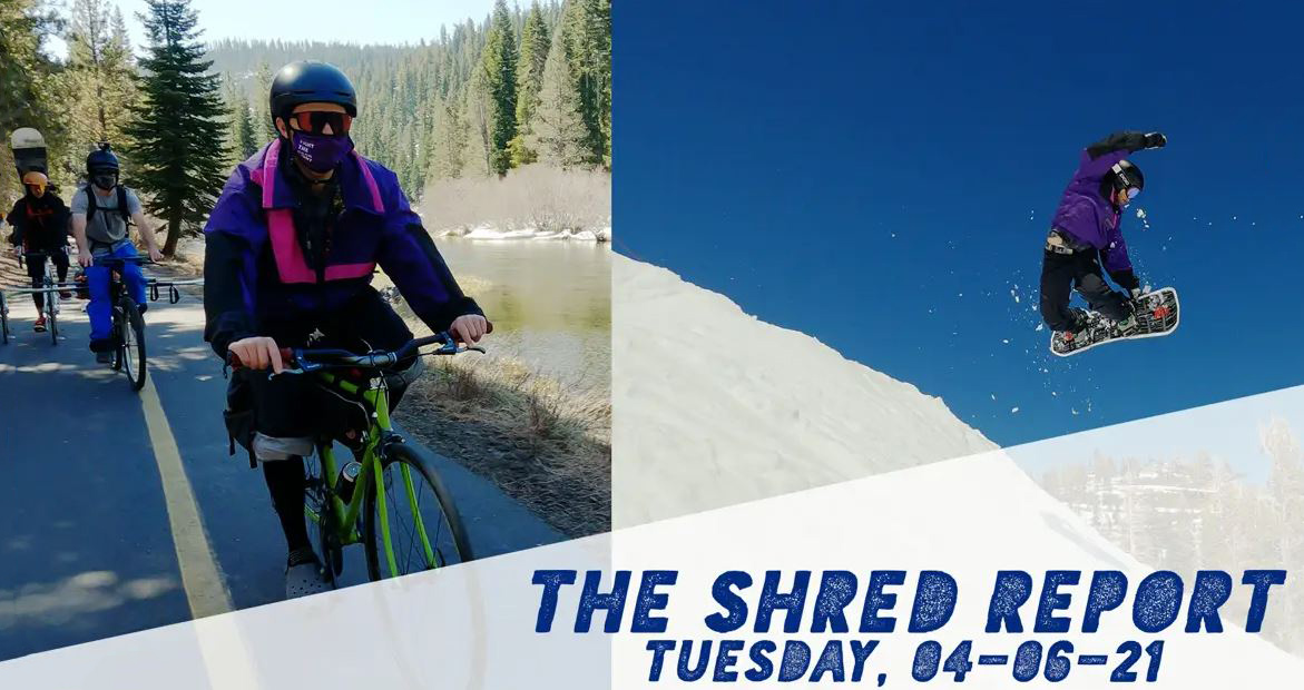The Shred Report from Squaw Valley, biking to boarding
