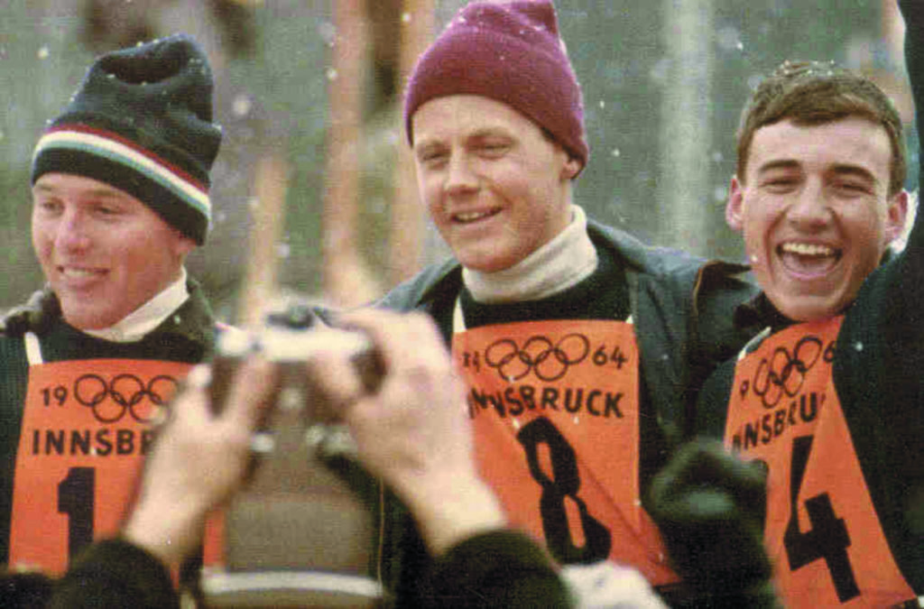 Historic photo of Jimmie Heuga at the 1964 Olympics