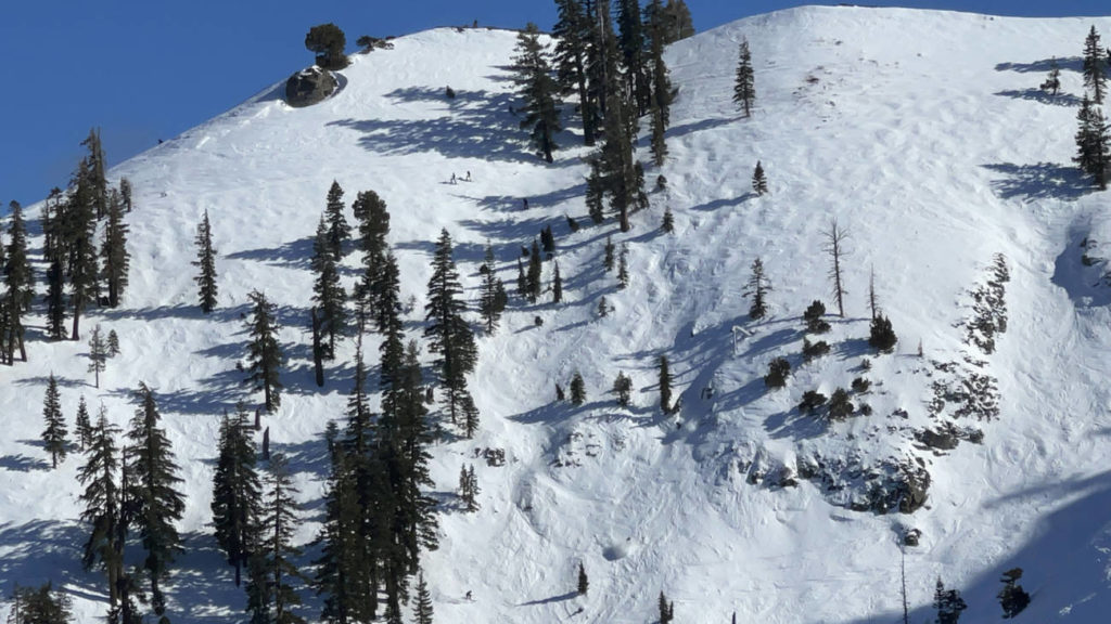 Conditions report of Tom's Tumble at Palisades Tahoe