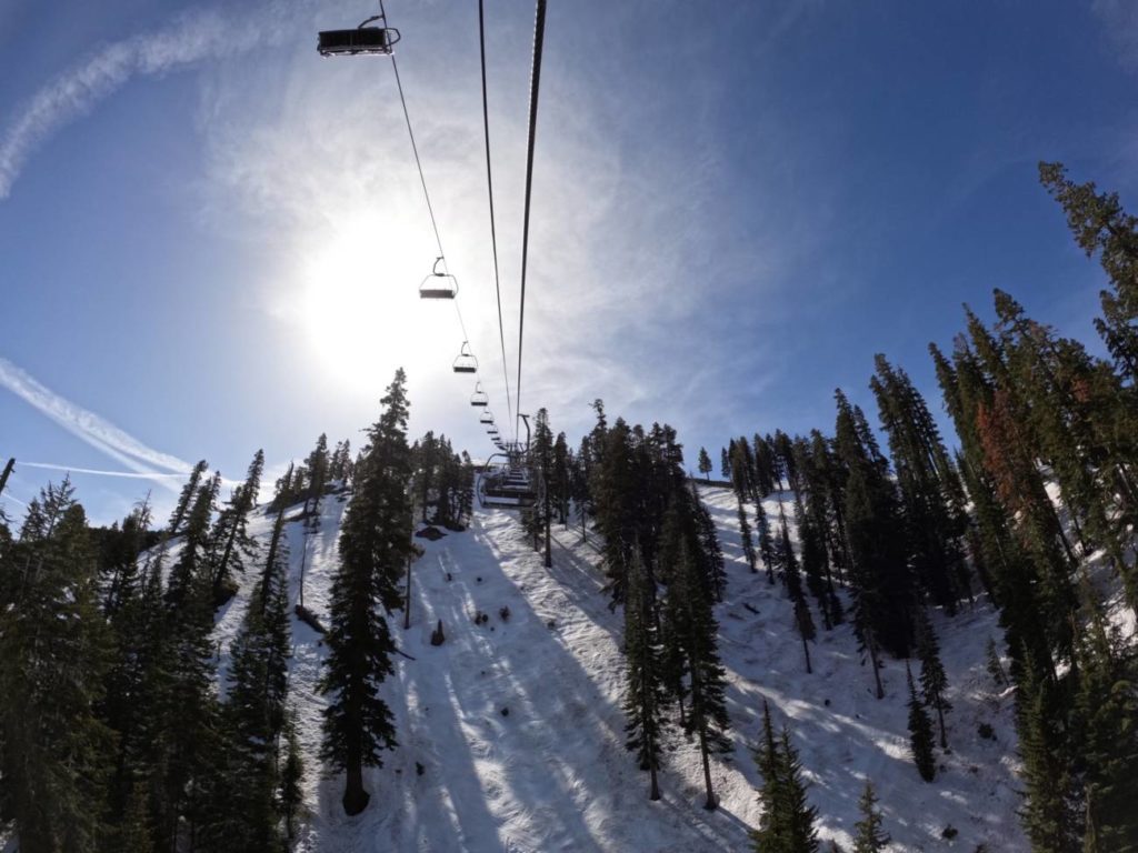 Red Dog chairlift on Friday, April 7th, 2022.