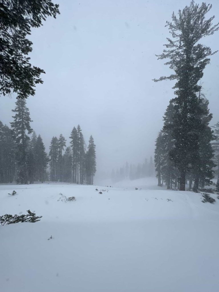 Palisades Tahoe, california, snowing,