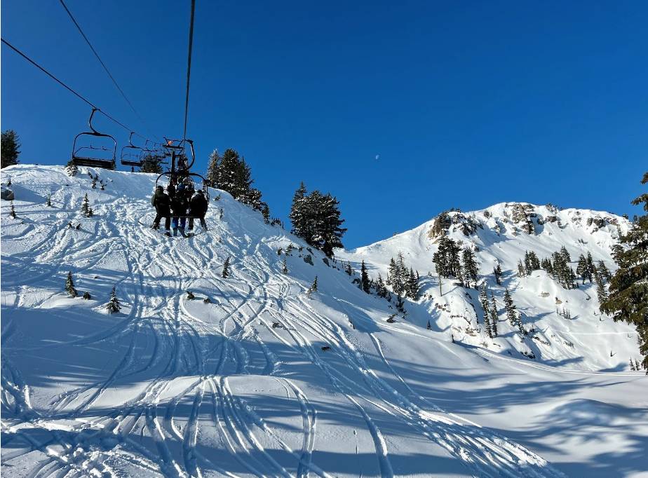 Dec 14th Granite Chief Peak Opening Day Palisades Tahoe at Lake Tahoe