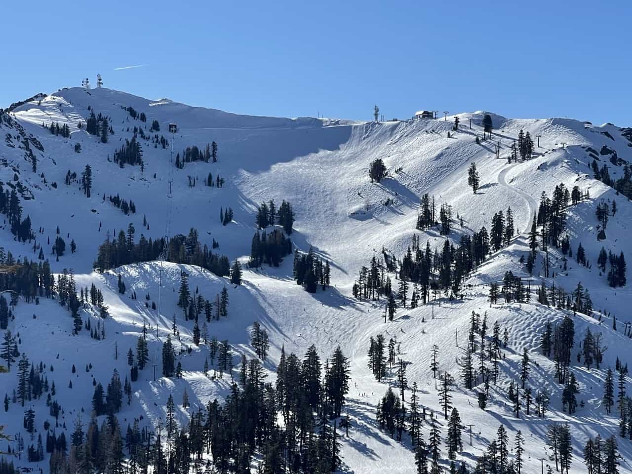 Jan 28th: Blue Skies And Wind Buff - Palisades Tahoe At Lake Tahoe