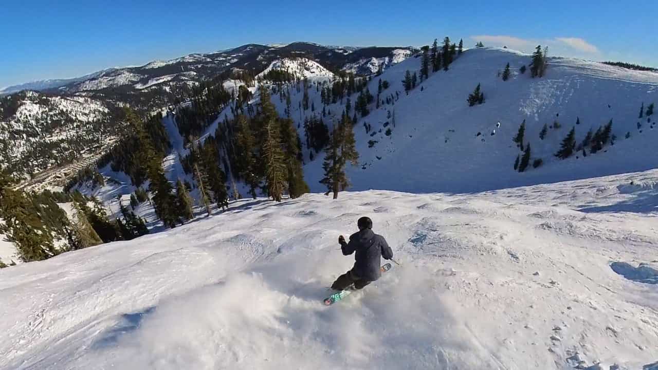 Jan 28th: Blue Skies And Wind Buff - Palisades Tahoe At Lake Tahoe