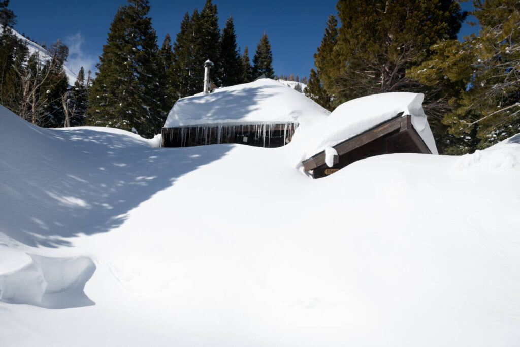 Homes buried at Alpine Meadows