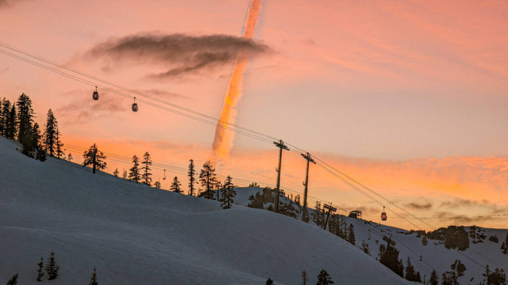 Photo of the Gondola Sunset taken by Nick McMahon.