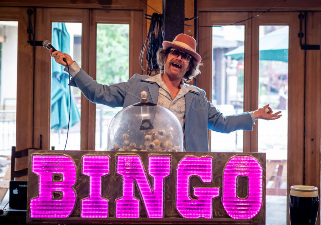 Bingo night host at Palisades Tahoe. 