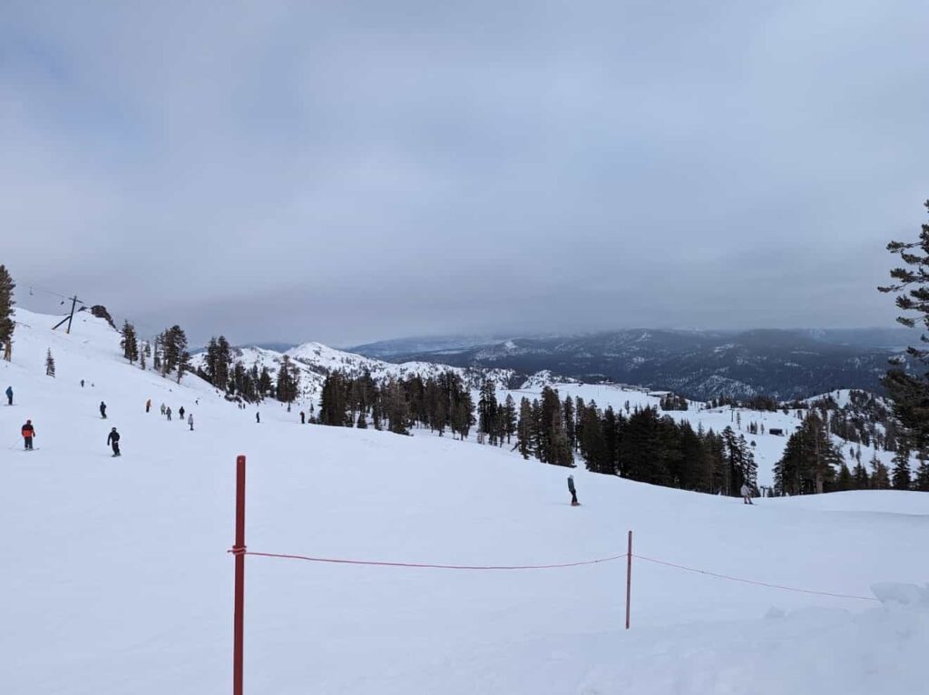 snowy ski slope