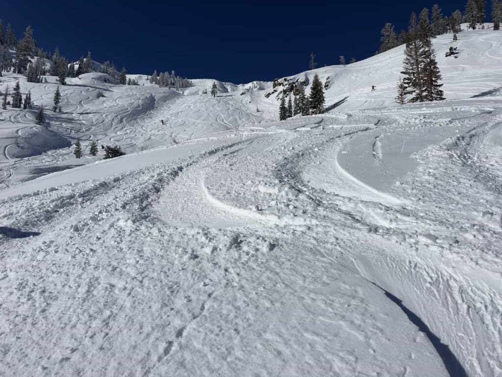 Beaver Bowl snowy ski slope