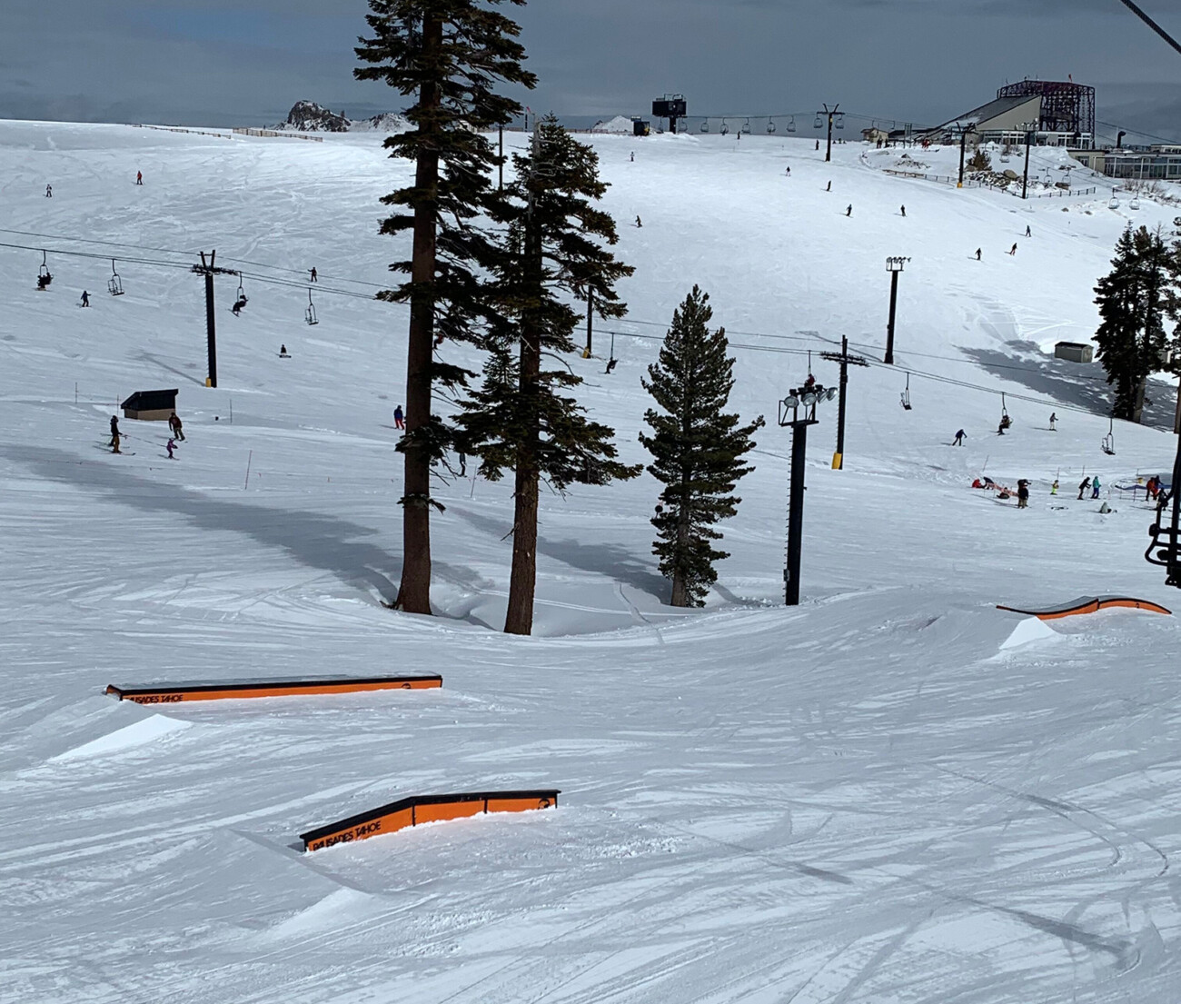 Features in Belmont Terrain Park on February 17th.