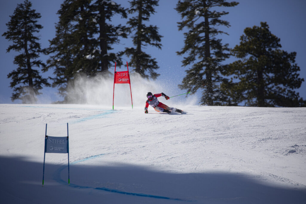 Athlete on-course at the Stifel Palisades Tahoe Cup
