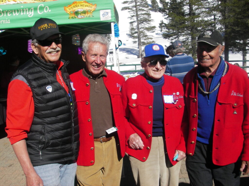 Chip Lambert with other Alpine officials. 