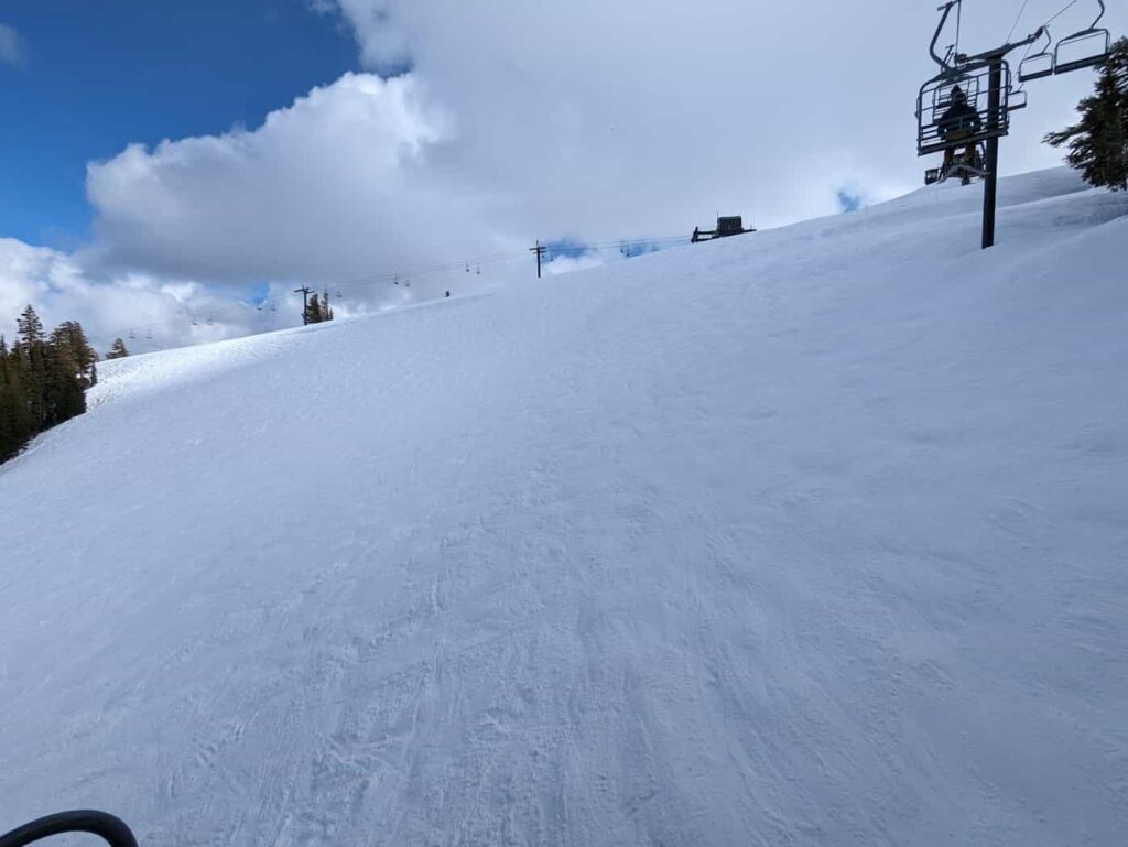 snowy ski slope
