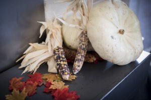 Table decor at Thanksgiving at Palisades Tahoe