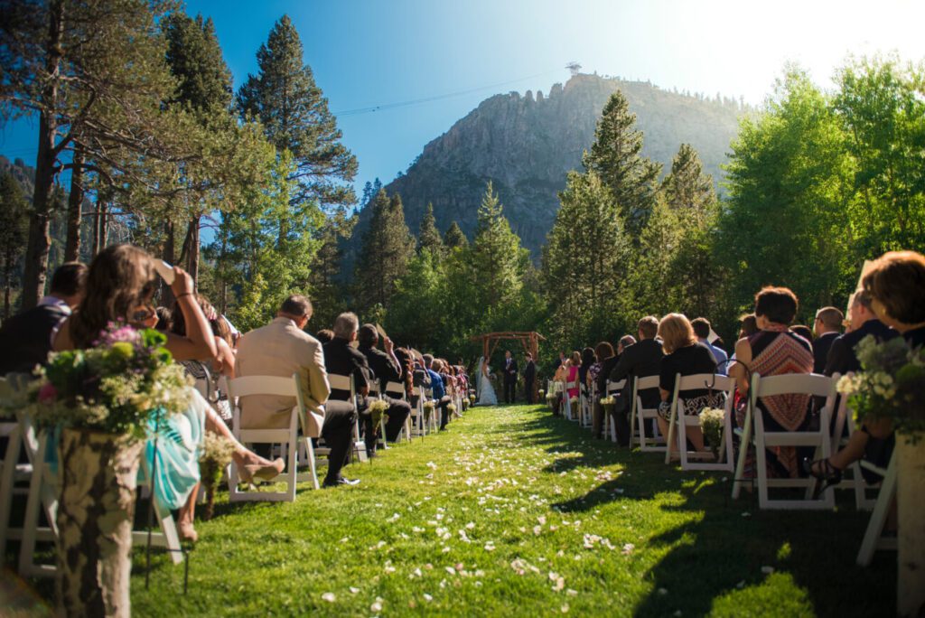 Wedding ceremony at OVL garden