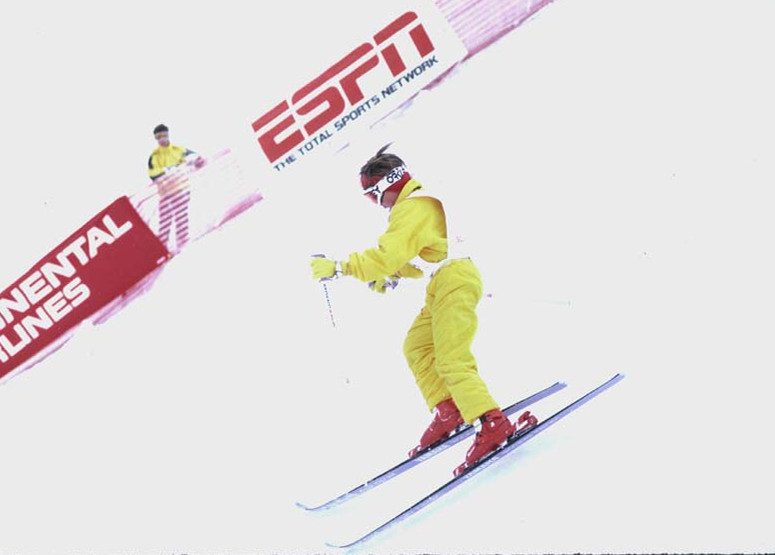 Jonny forerunning US Freestyle Nationals on North Bowl 1987