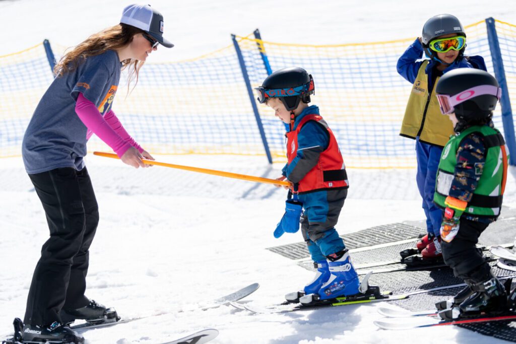 Kids with instructor at Palisades Kids