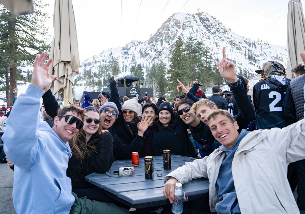 group of friends at KT Bass Bar