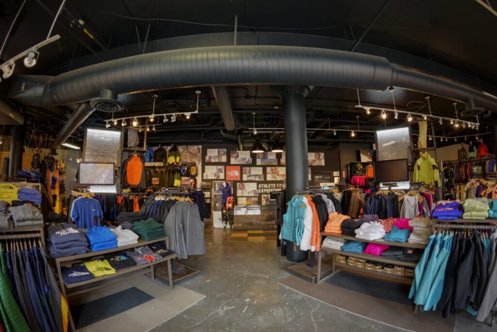 Interior of The North Face in The Village