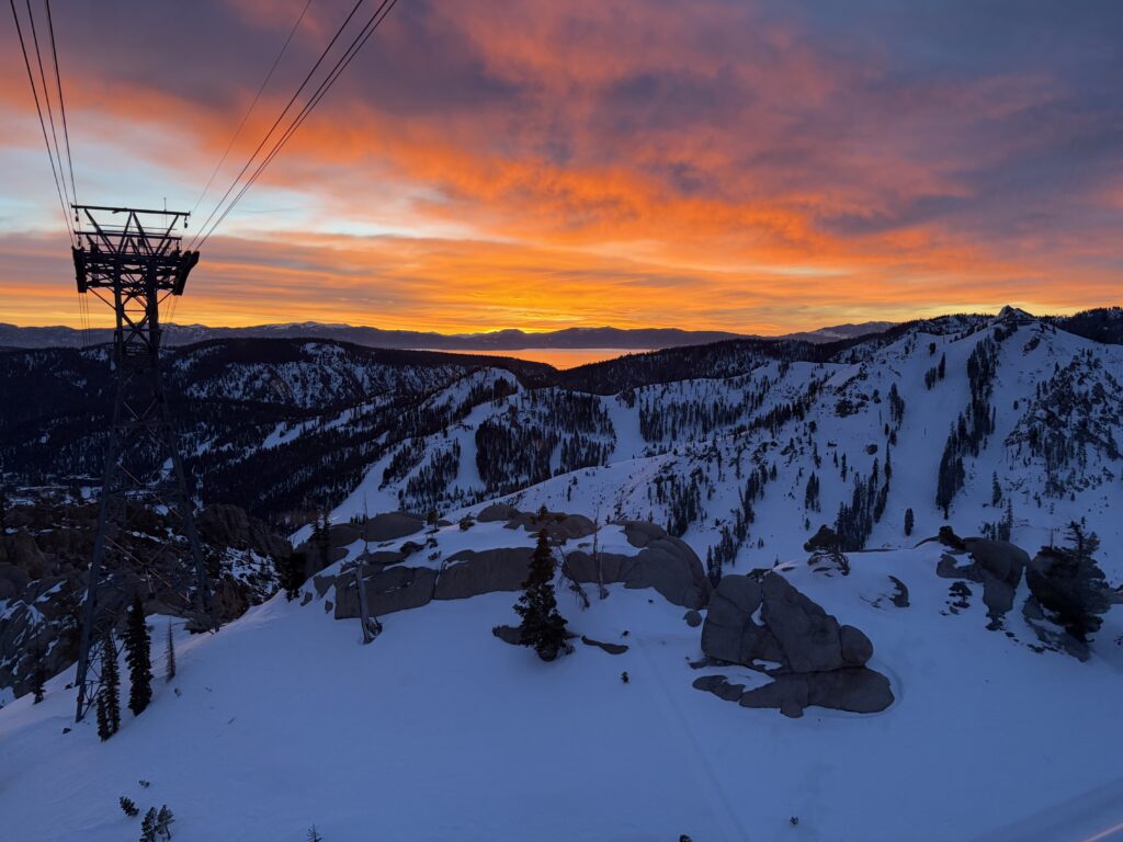 Sunrise at Palisades Tahoe
