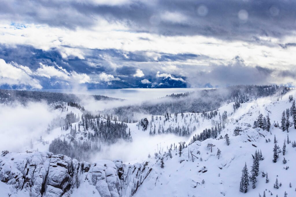 Lake Tahoe scenic photo taken from High Camp