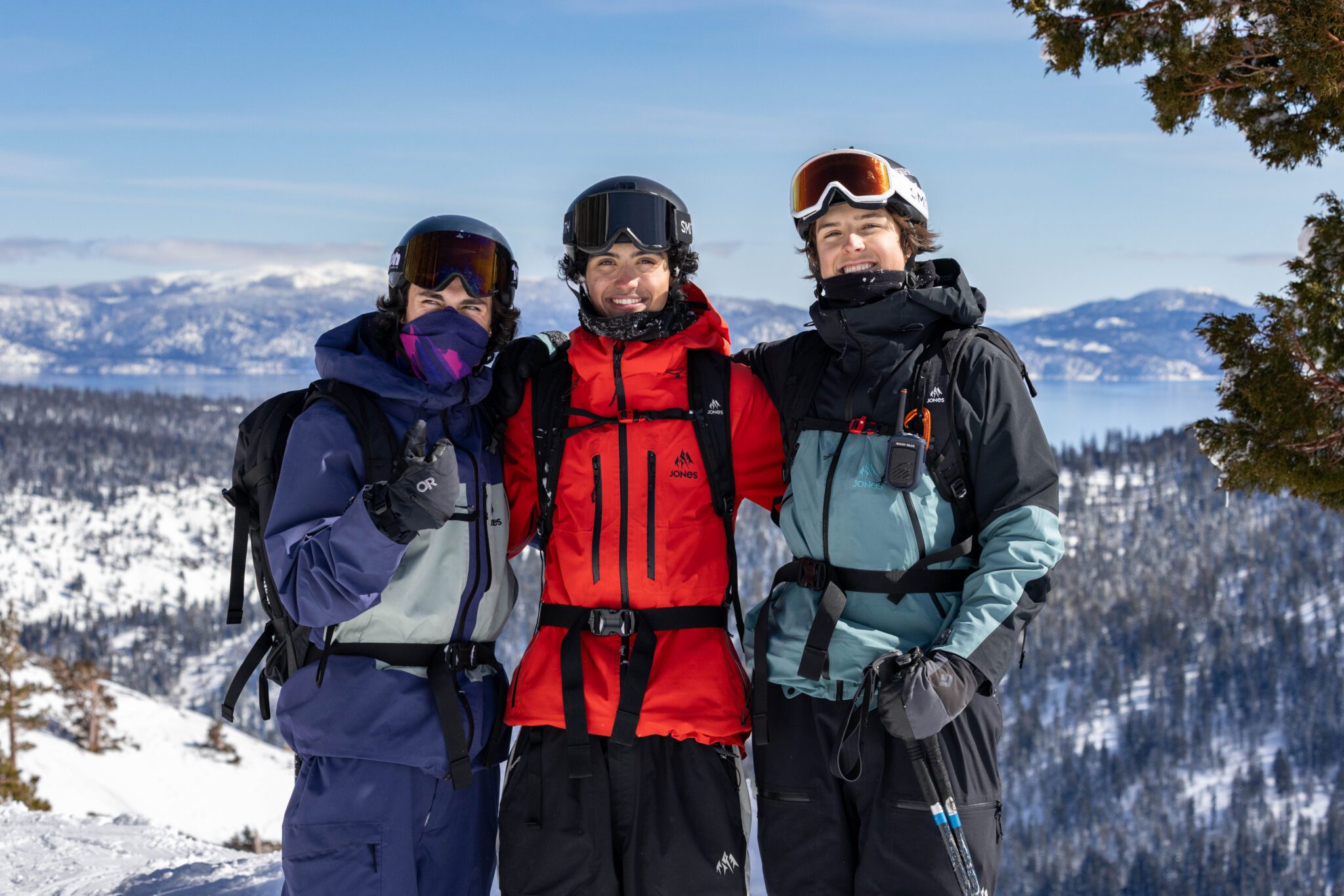 Cass Jones, Ryan Lapp, and Zeb Schreiber riding KT