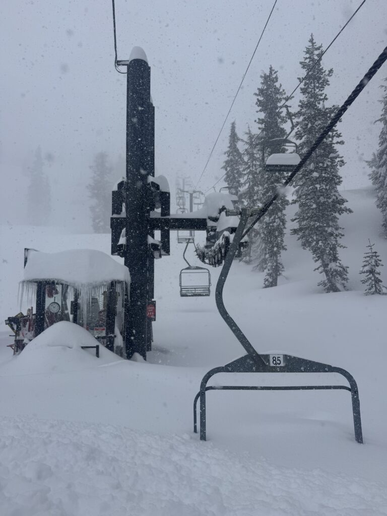 Solitude lift completely buried