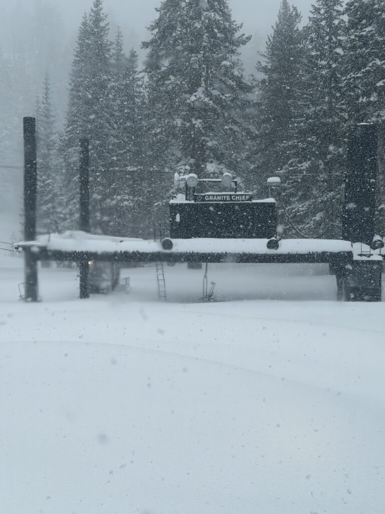 Granite Chief with buried chairs