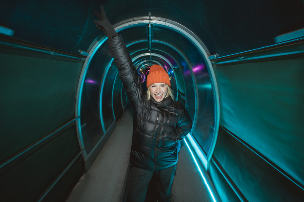 Disco tubing at Palisades Tahoe