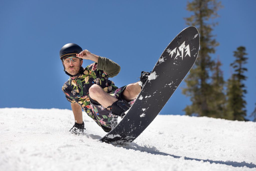 Spring snowboarder