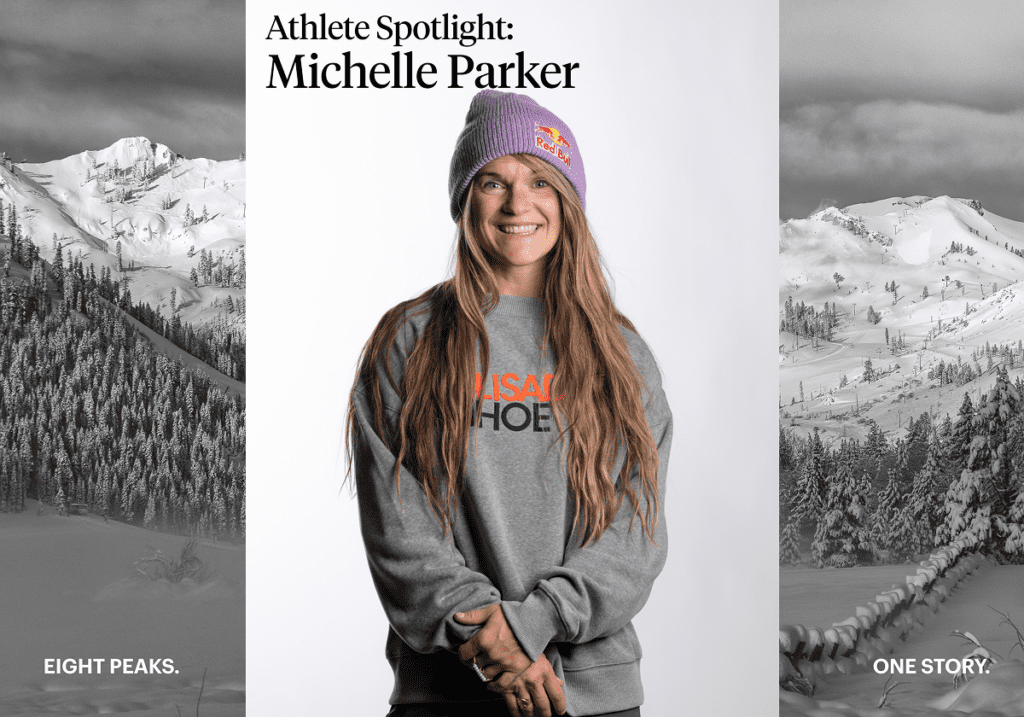 Michelle Parker athlete spotlight, one of Palisades Tahoe's pro athletes