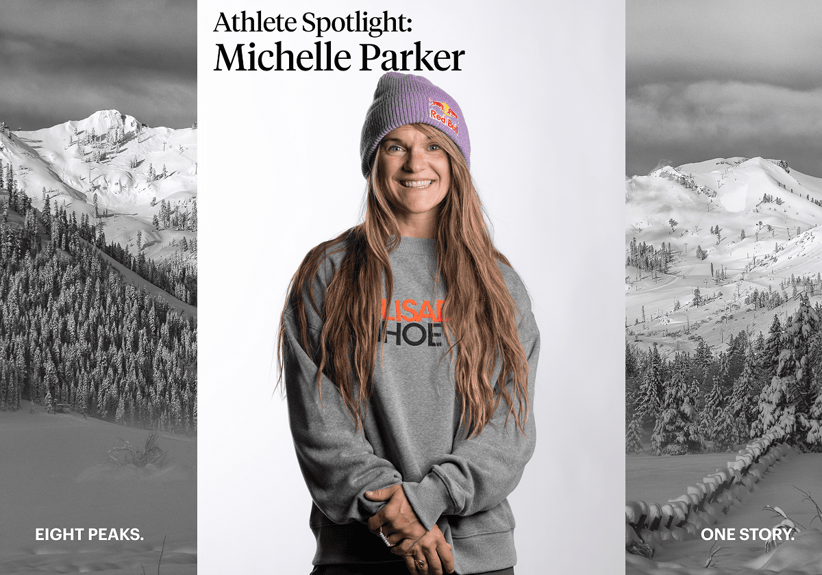 Michelle Parker athlete spotlight, one of Palisades Tahoe's pro athletes