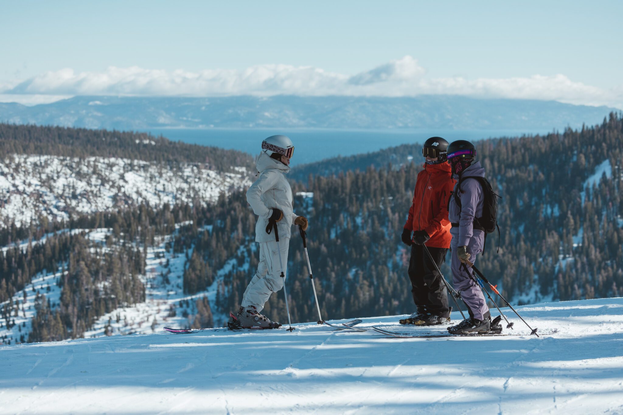 Amie and friends at the top of Resort Chair