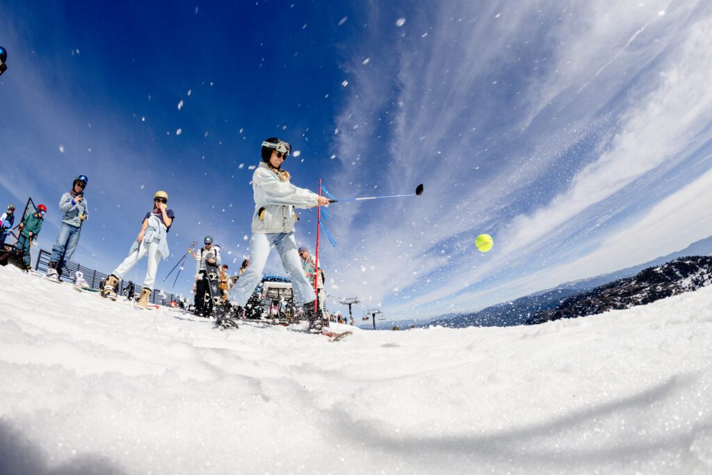 Snow Golf at Alpine