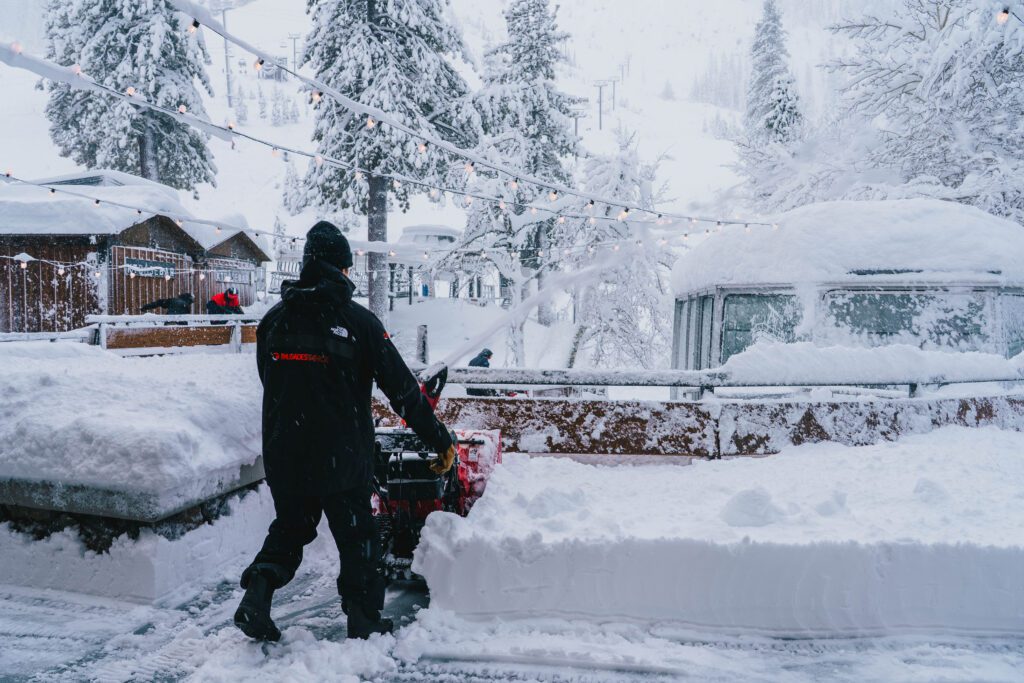 Palisades Employee snow removal