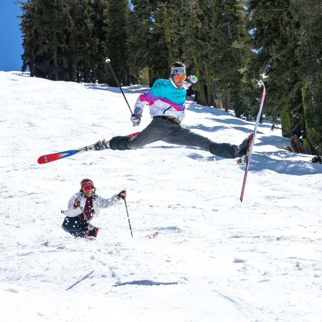 Jonny Moseley in a spring outfit
