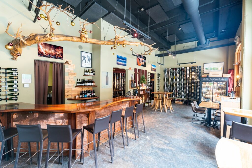 Uncorked Wine Bar Interior